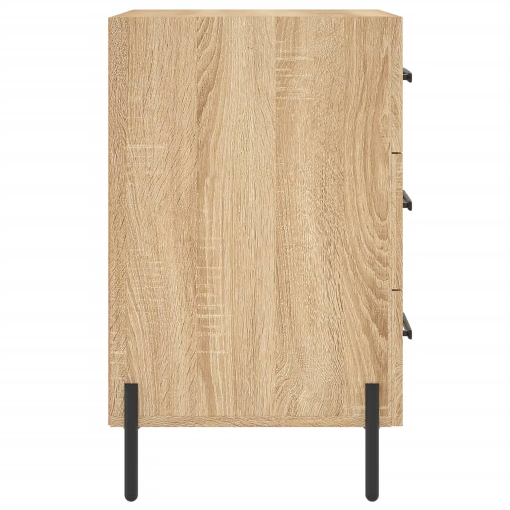 Table de chevet chêne sonoma 40x40x66 cm bois d'ingénierie - XIOS