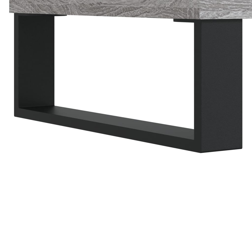 Table de chevet sonoma gris 40x40x66 cm bois d'ingénierie - XIOS