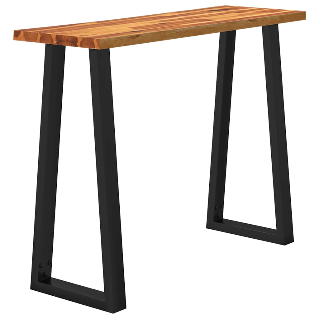 Table console à live edge 110x35x80 cm bois d'acacia solide - XIOS