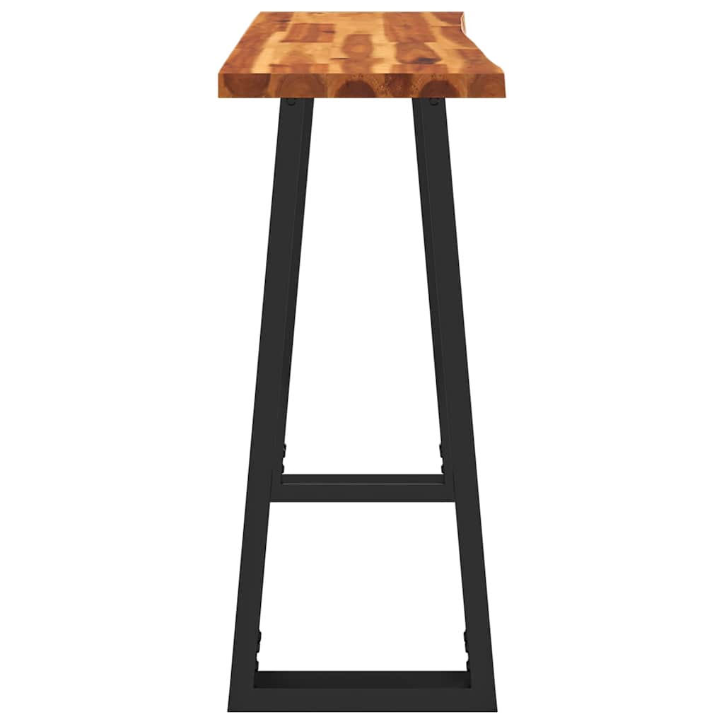 Table console à live edge 110x35x80 cm bois d'acacia solide - XIOS