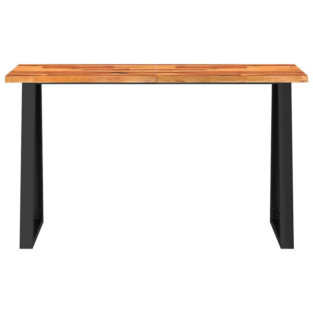 Table console à live edge 140x40x80 cm bois d'acacia solide - XIOS