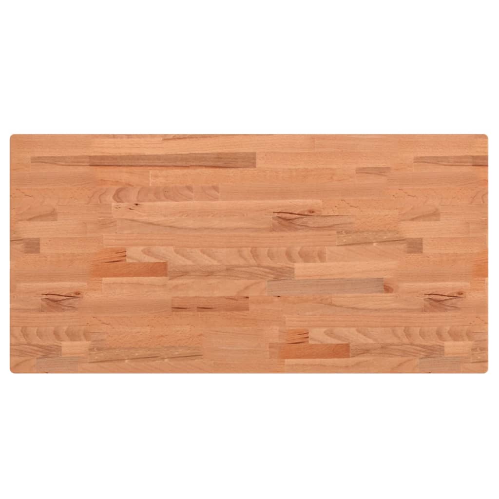 Dessus de table 80x40x1,5 cm rectangulaire bois massif de hêtre Plateaux de table vidaXL