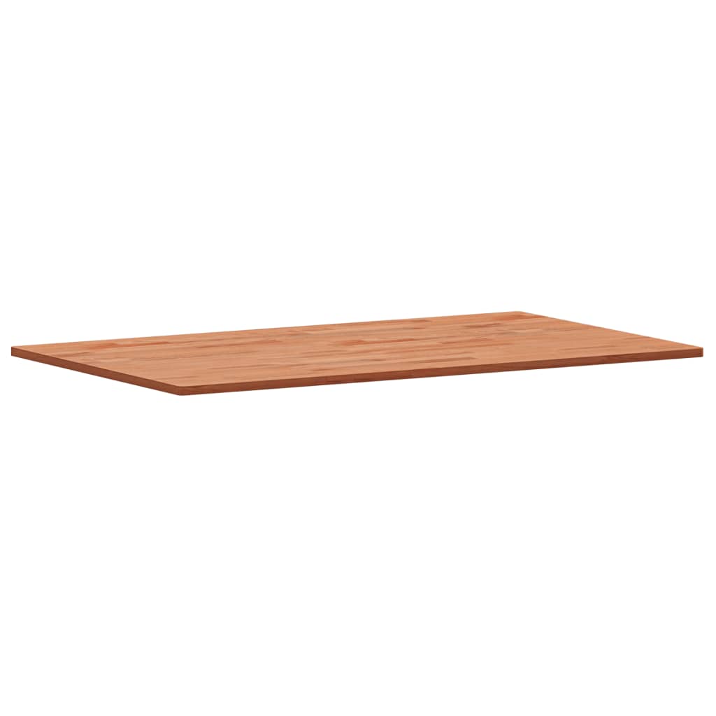 Dessus de table 100x60x1,5cm rectangulaire bois massif de hêtre Plateaux de table vidaXL