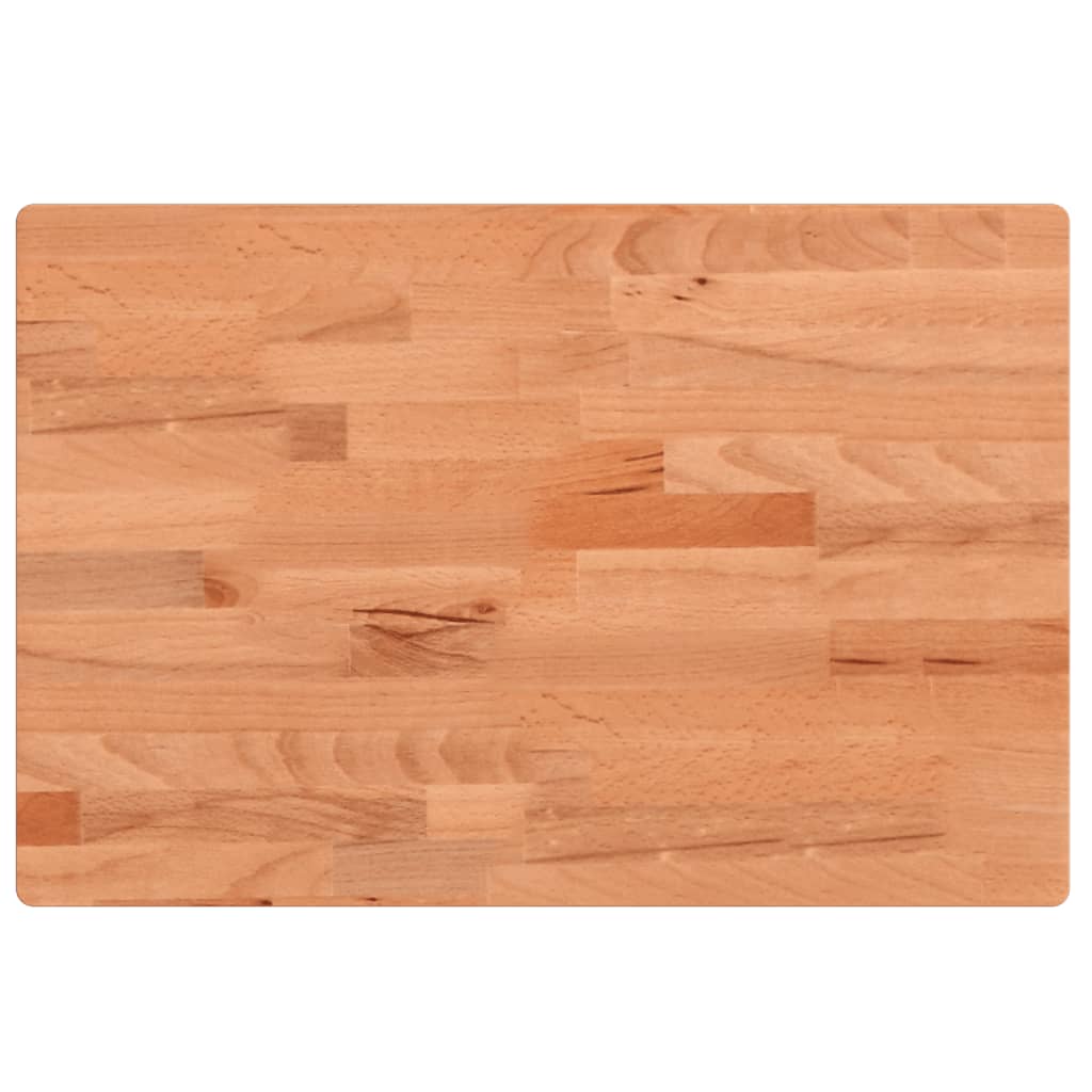 Dessus de table 80x40x4 cm rectangulaire bois massif de hêtre Plateaux de table vidaXL