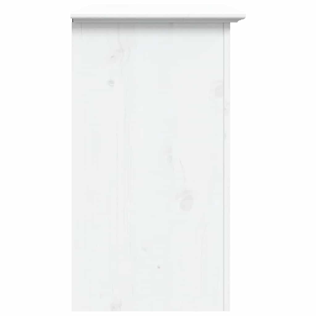 Table de chevet BODO blanc 53x38,5x67 cm bois de pin massif - XIOS