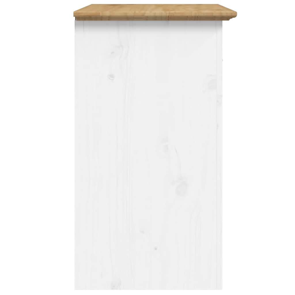 Table de chevet BODO marron 53x38,5x67 cm bois de pin massif - XIOS