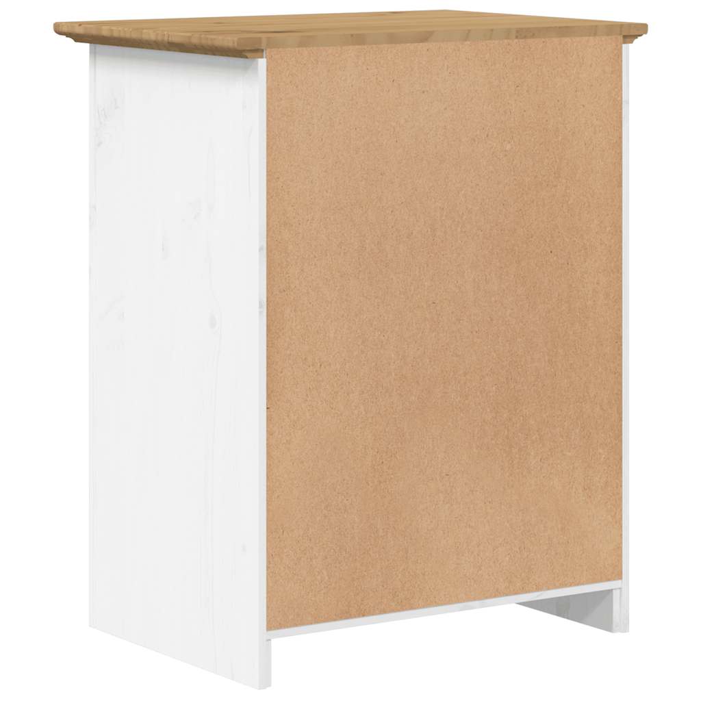 Table de chevet BODO marron 53x38,5x67 cm bois de pin massif - XIOS