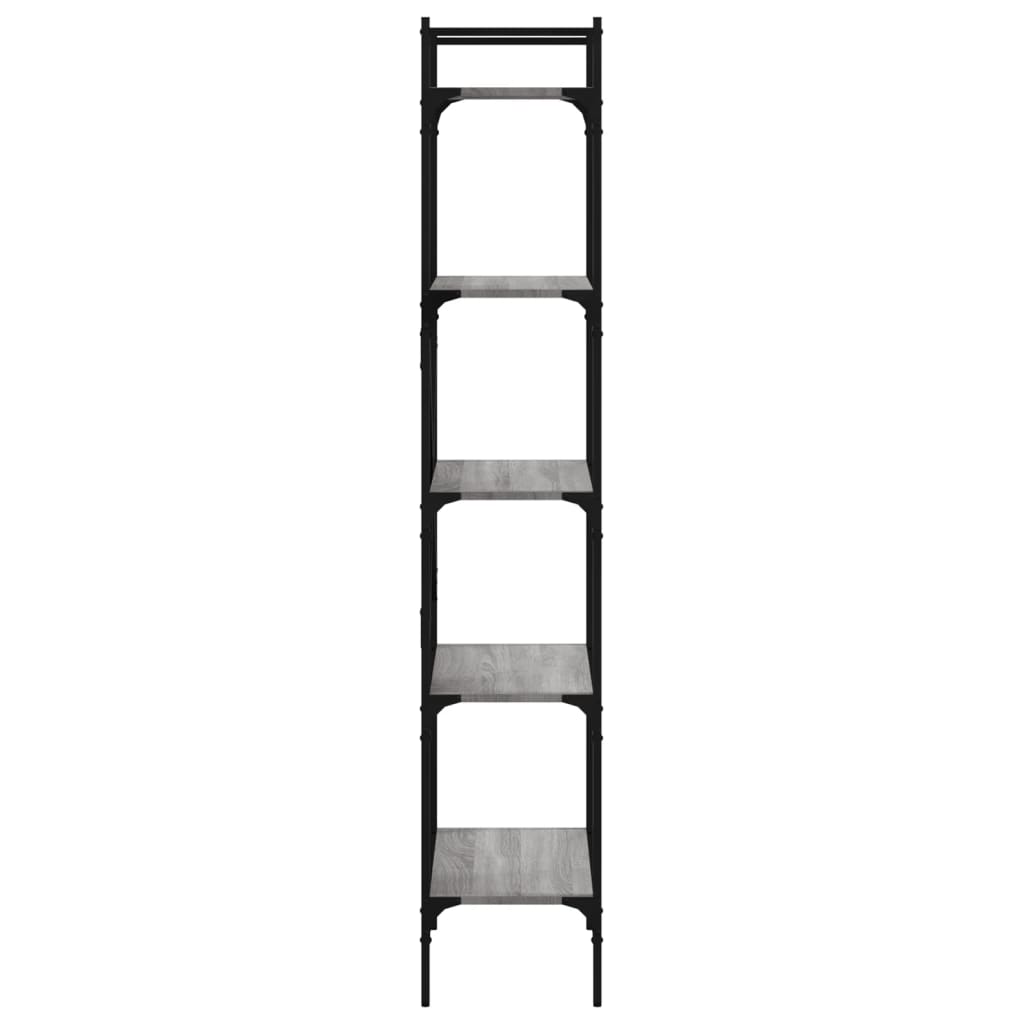 Bibliothèque à 5 niveaux sonoma gris 56x31,5x174 cm - XIOS