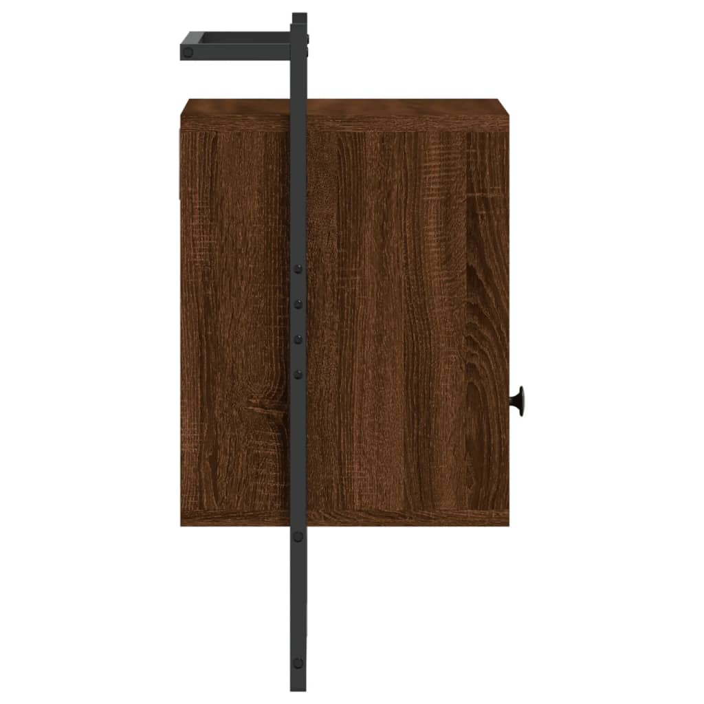 Table de chevet murale 2 pcs chêne marron 40x30x61 cm - XIOS