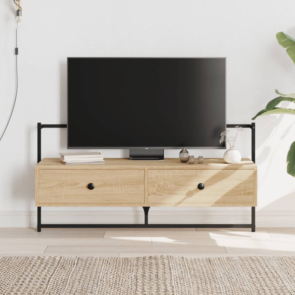 Meuble TV mural chêne sonoma 100,5x30x51 cm bois d'ingénierie - XIOS