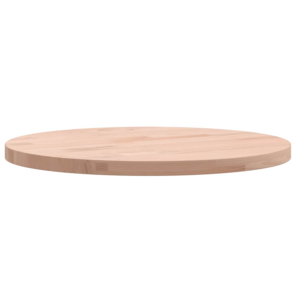 Dessus de table Ø30x1,5 cm rond bois massif de hêtre - XIOS