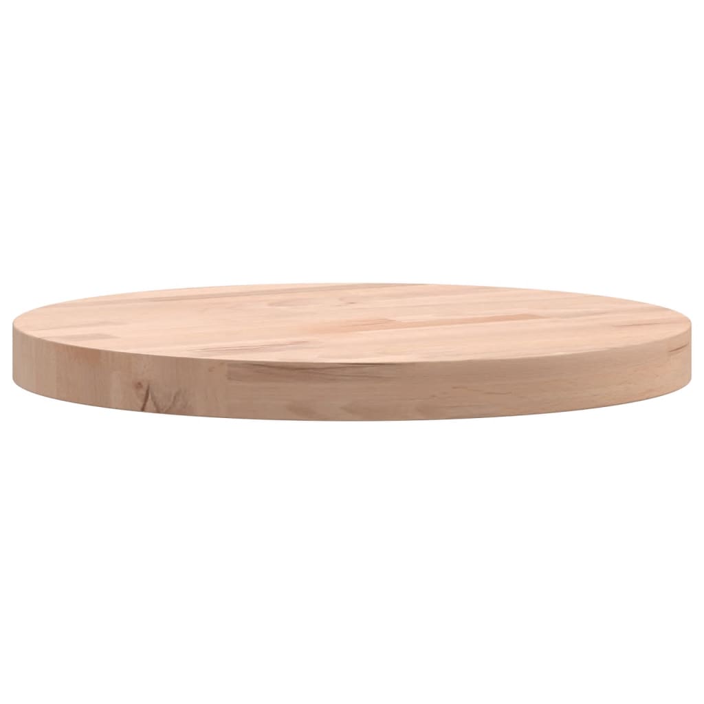 Dessus de table Ø30x2,5 cm rond bois massif de hêtre - XIOS