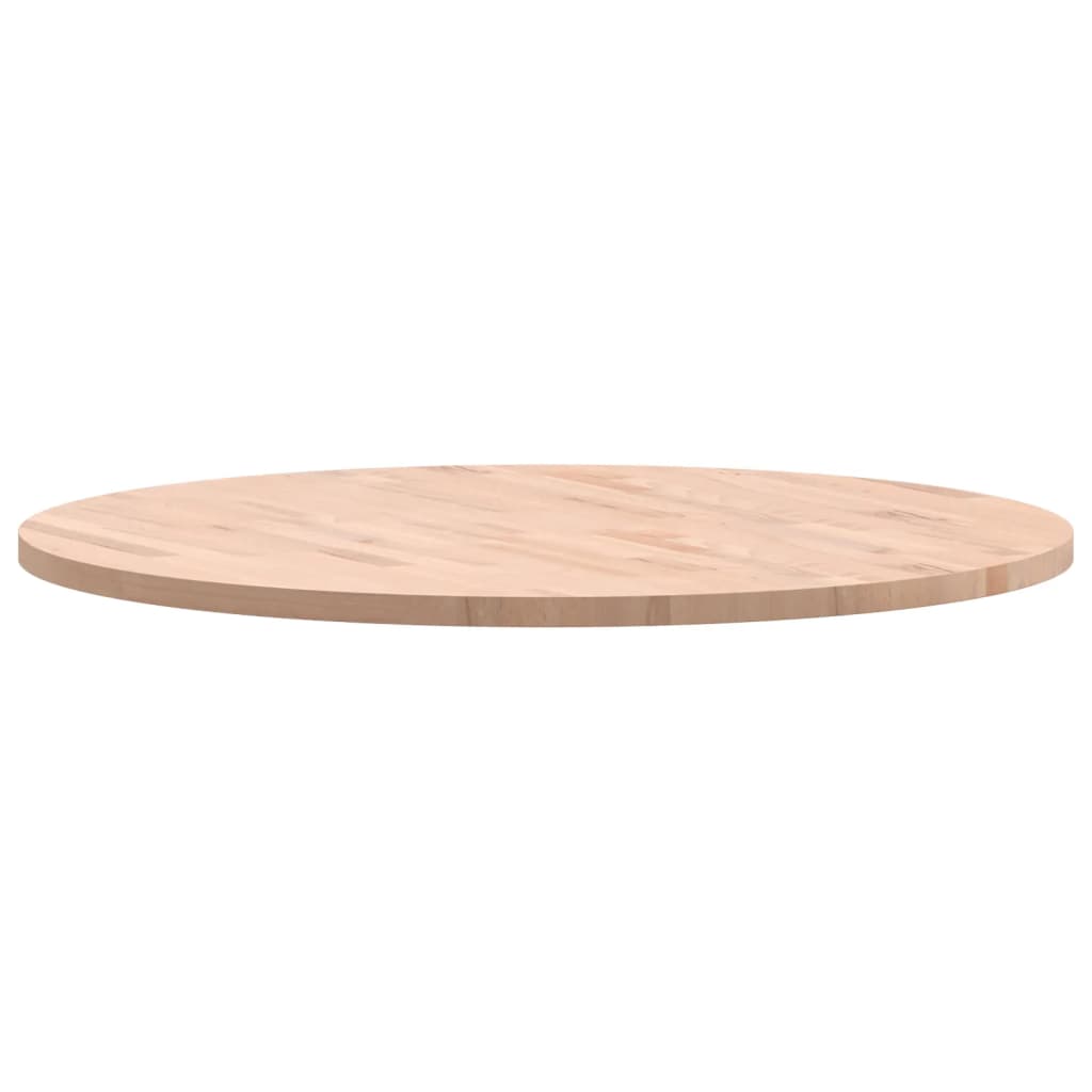 Dessus de table Ø90x2,5 cm rond bois massif de hêtre - XIOS