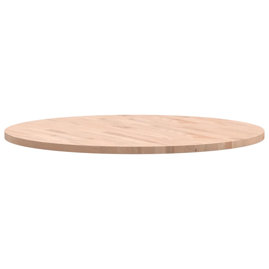 Dessus de table Ø90x2,5 cm rond bois massif de hêtre - XIOS