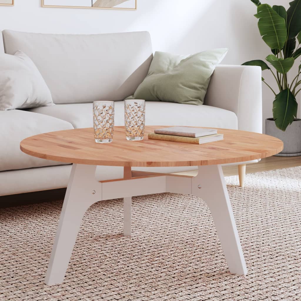 Dessus de table Ø90x1,5 cm rond bois massif de hêtre - XIOS