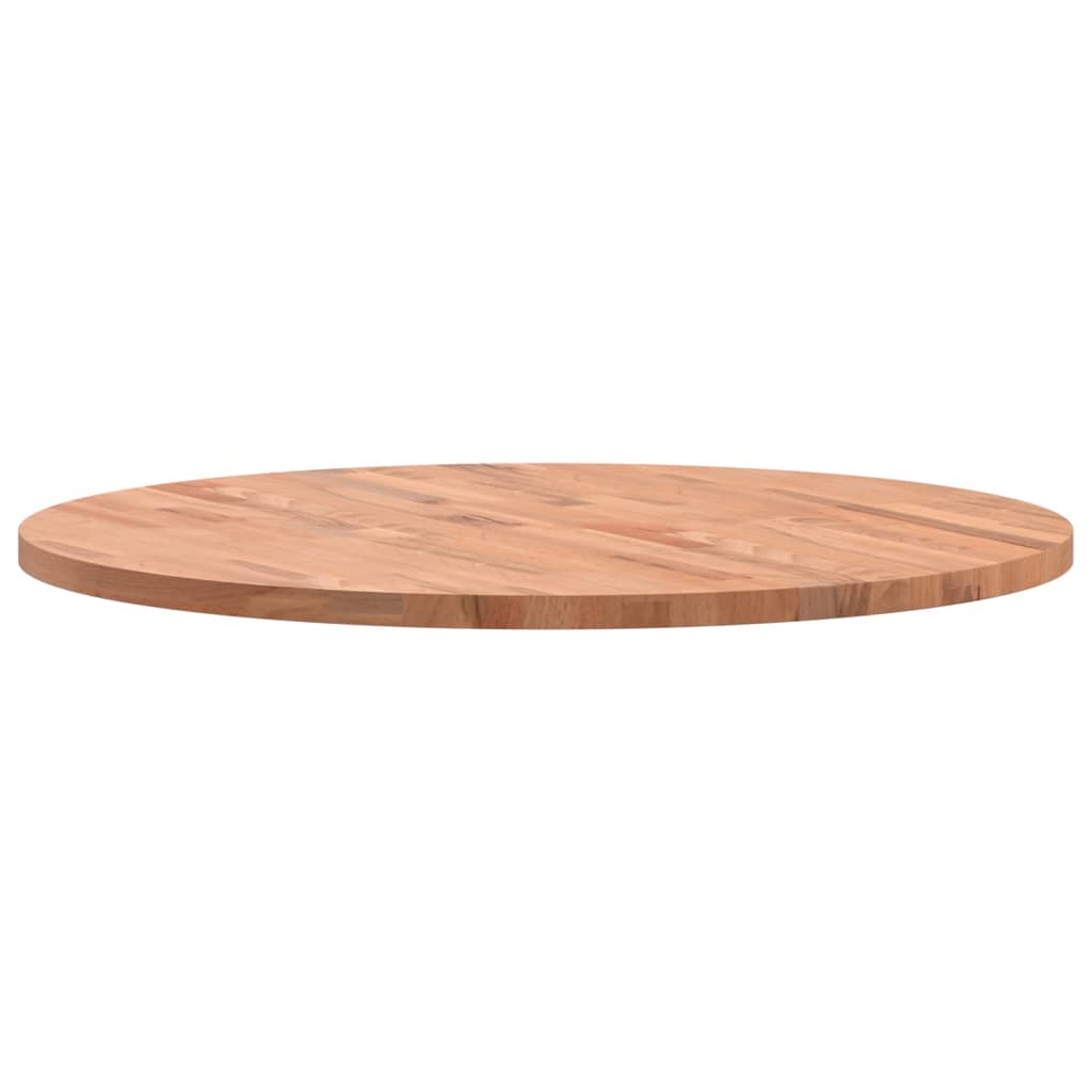 Dessus de table Ø80x2,5 cm rond bois massif de hêtre Plateaux de table vidaXL