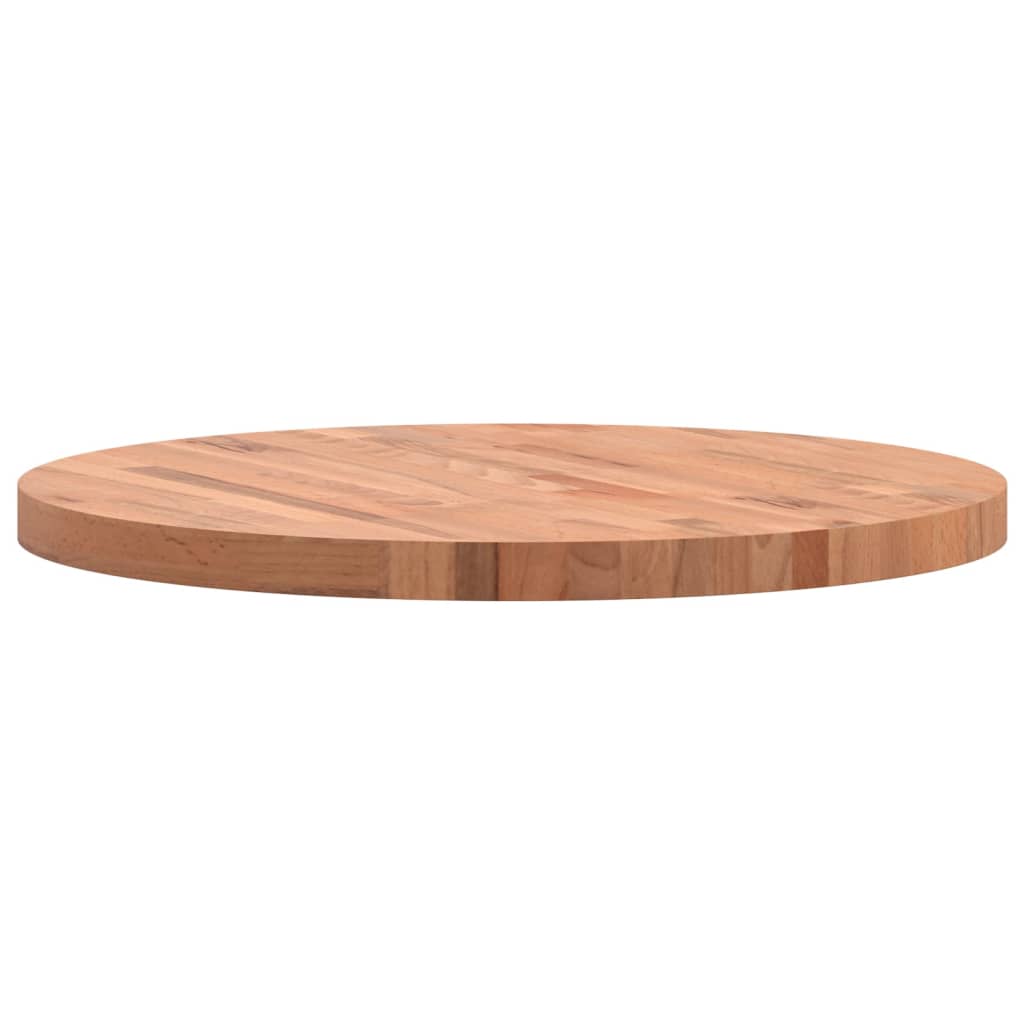 Dessus de table Ø70x4 cm rond bois massif de hêtre - XIOS
