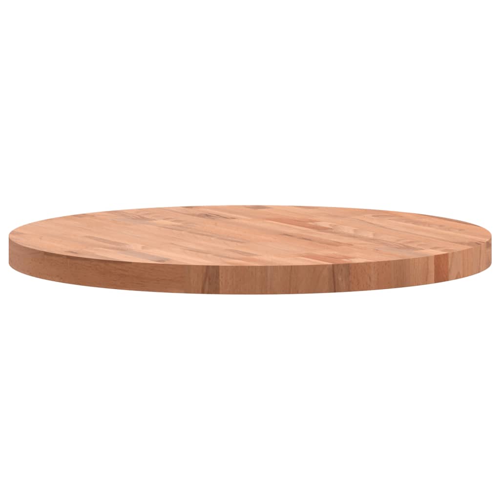 Dessus de table Ø70x4 cm rond bois massif de hêtre - XIOS