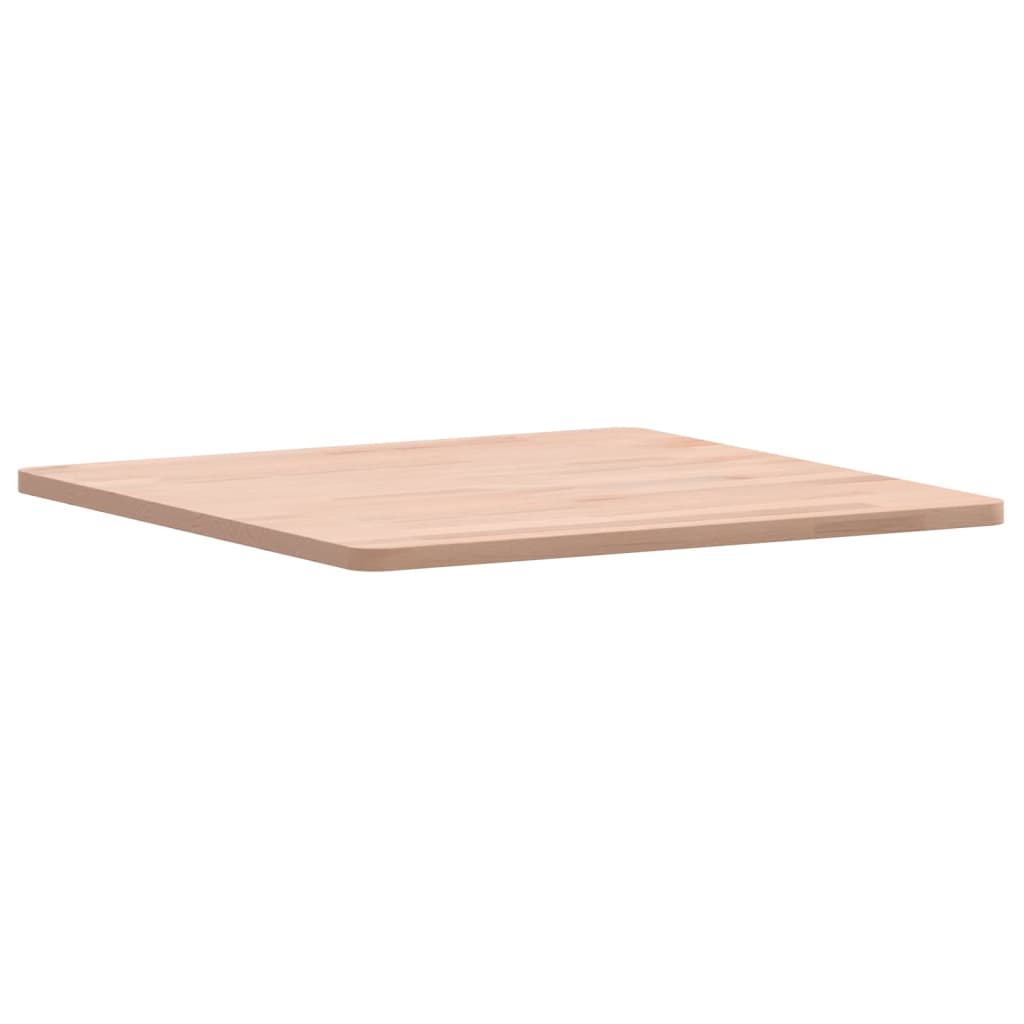 Dessus de table 50x50x1,5 cm carré bois massif de hêtre - XIOS