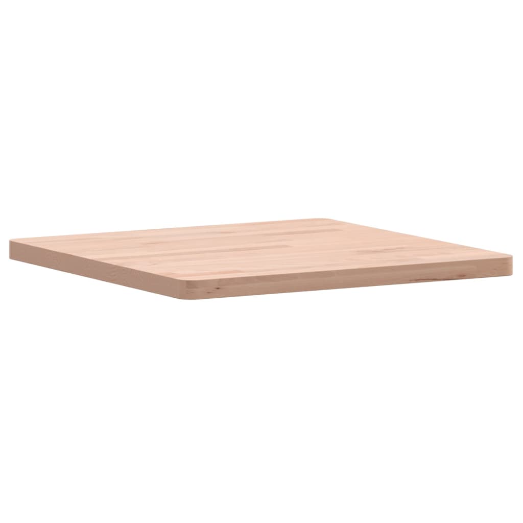 Dessus de table 50x50x2,5 cm carré bois massif de hêtre Plateaux de table vidaXL