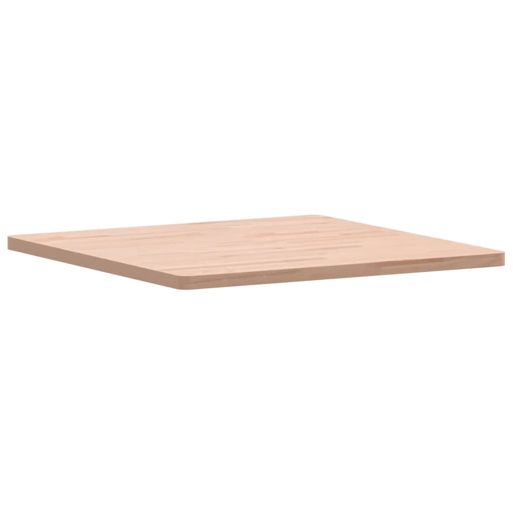 Dessus de table 70x70x2,5 cm carré bois massif de hêtre Plateaux de table vidaXL