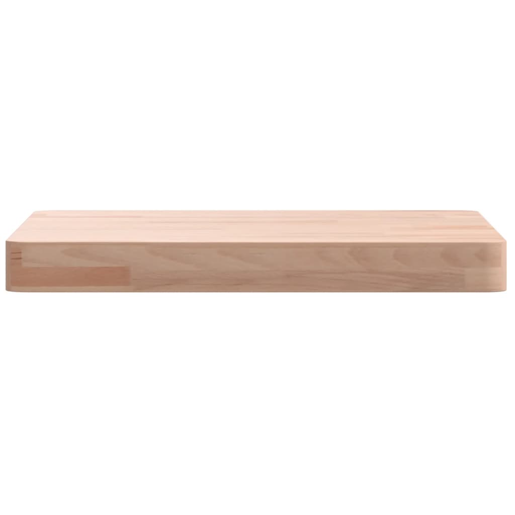 Dessus de table 40x40x4 cm carré bois massif de hêtre - XIOS