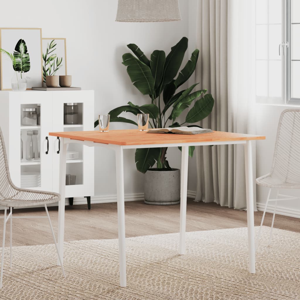 Dessus de table 80x80x1,5 cm carré bois massif de hêtre - XIOS