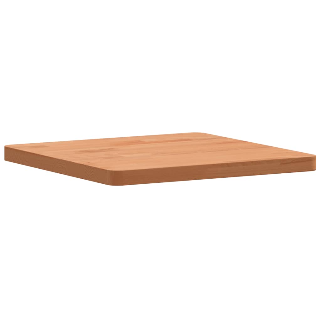 Dessus de table 40x40x2,5 cm carré bois massif de hêtre - XIOS
