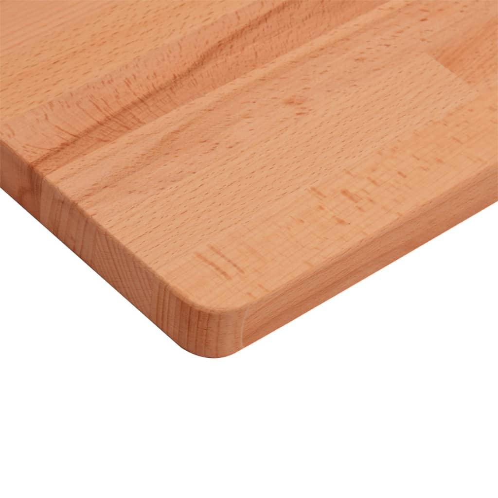 Dessus de table 40x40x2,5 cm carré bois massif de hêtre - XIOS