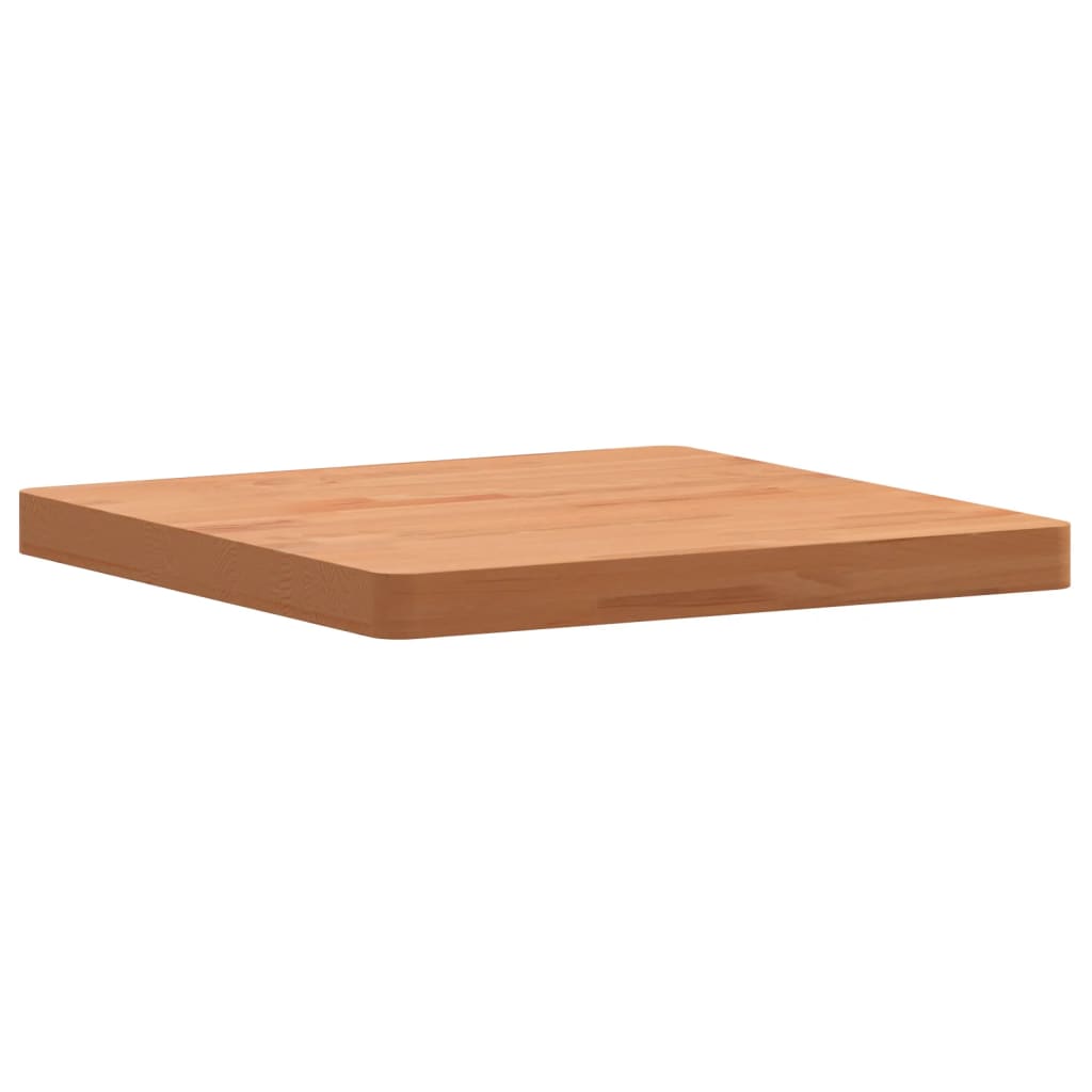 Dessus de table 50x50x4 cm carré bois massif de hêtre - XIOS