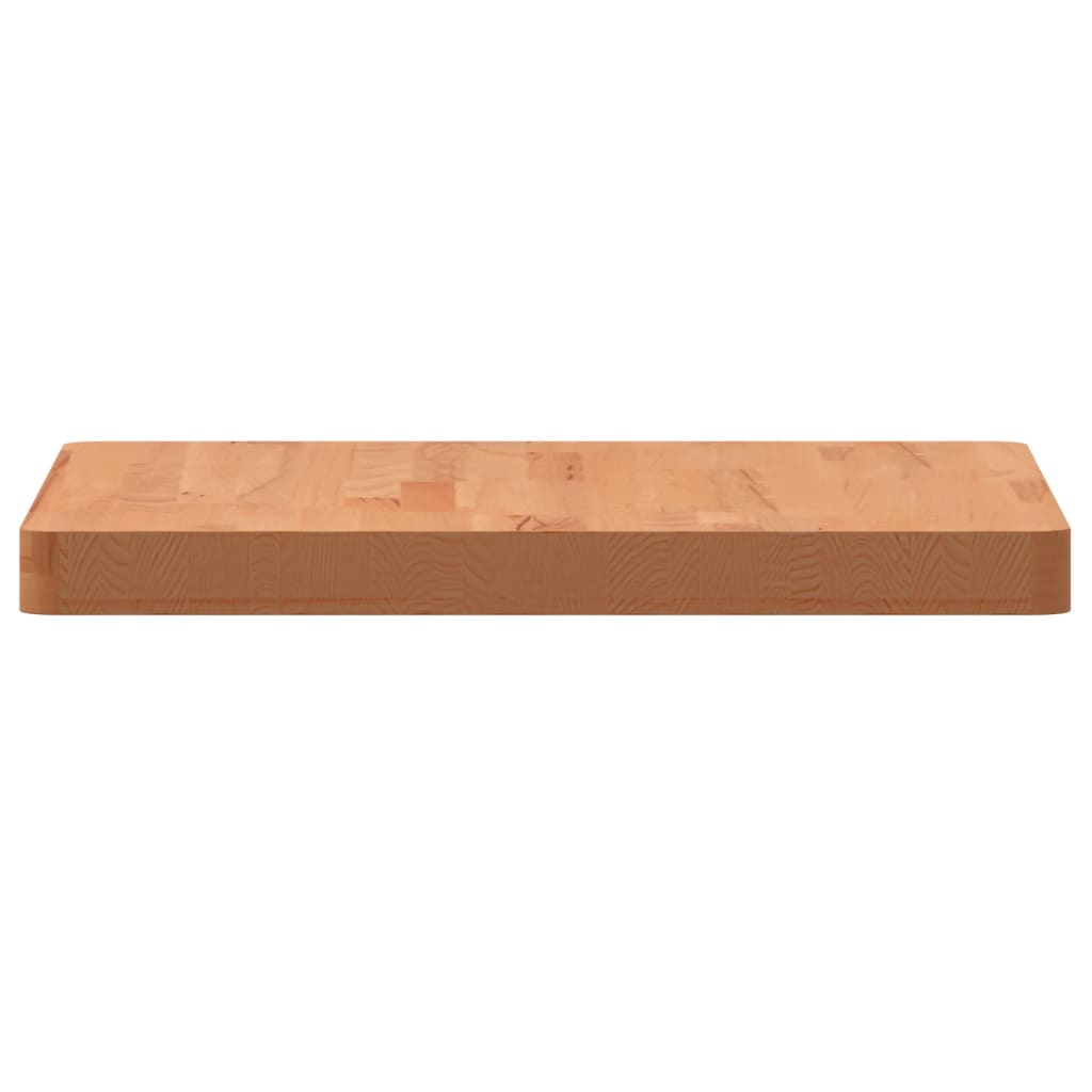 Dessus de table 50x50x4 cm carré bois massif de hêtre - XIOS