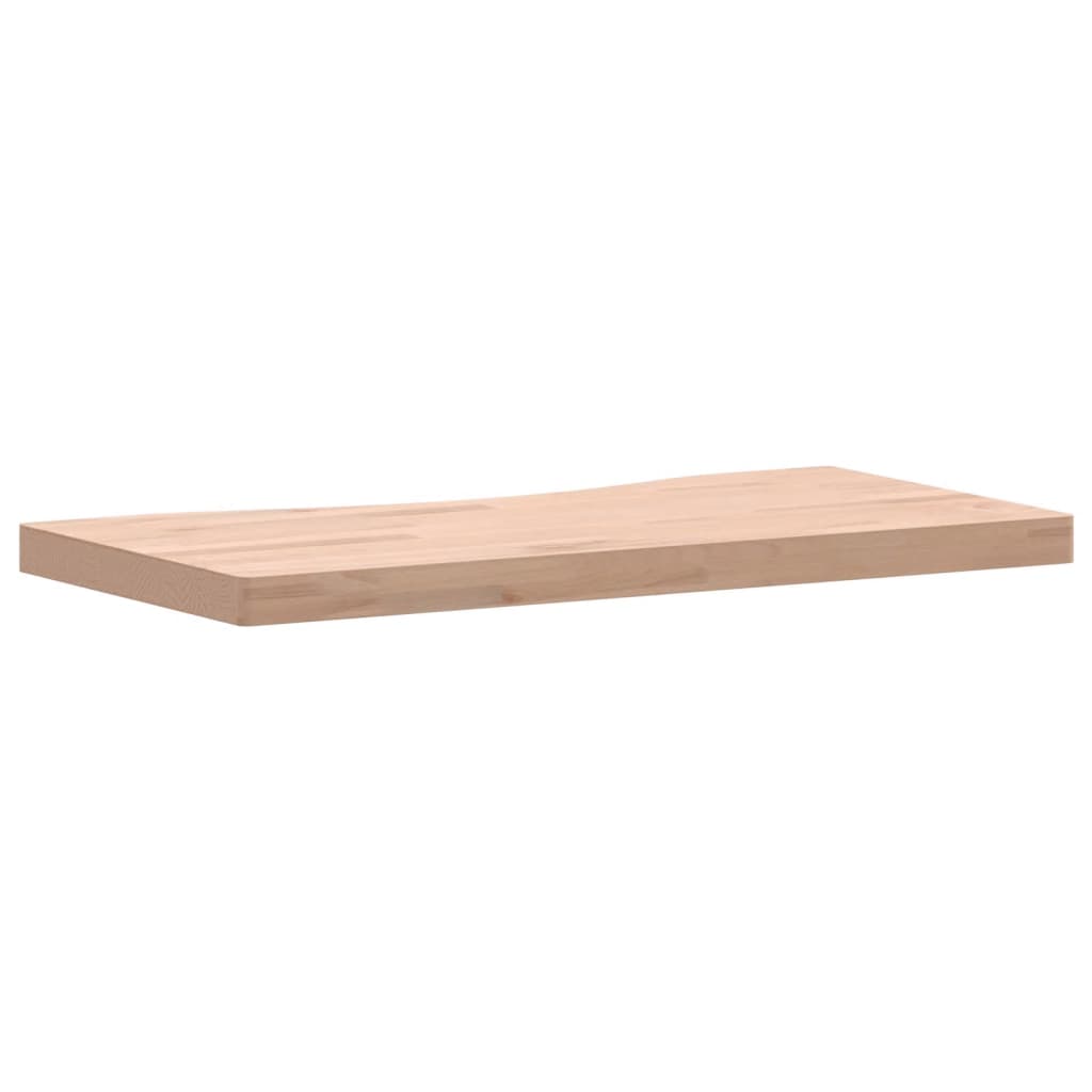 Dessus de bureau 80x(36-40)x4 cm bois massif de hêtre Pièces et accessoires pour bureaux vidaXL