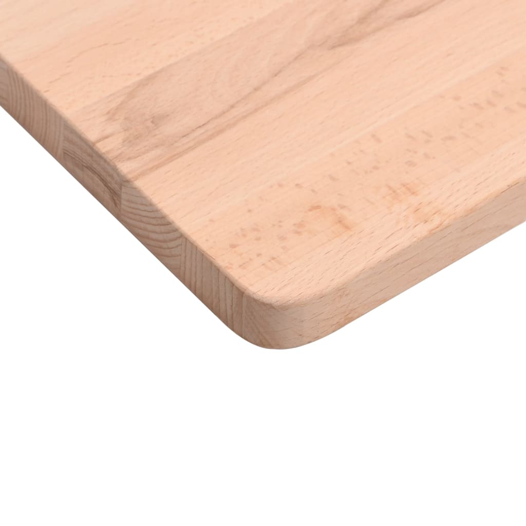 Dessus de bureau 80x(36-40)x4 cm bois massif de hêtre Pièces et accessoires pour bureaux vidaXL