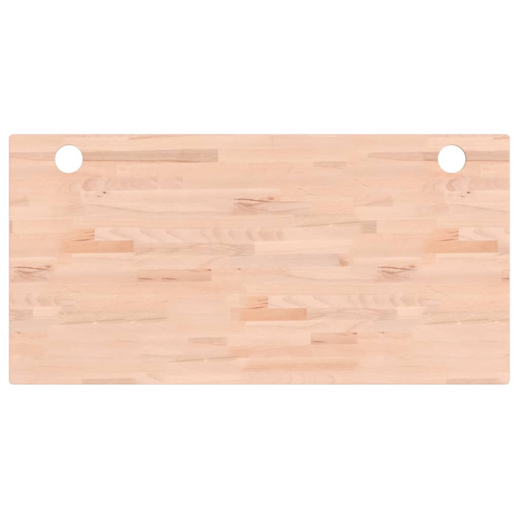 Dessus de bureau 110x55x2,5 cm bois massif de hêtre Pièces et accessoires pour bureaux vidaXL