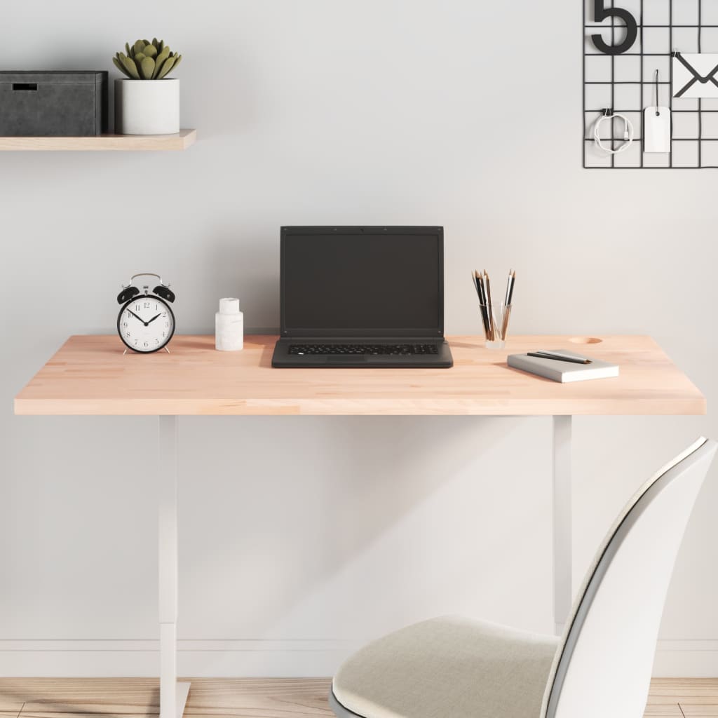 Dessus de bureau 110x55x2,5 cm bois massif de hêtre Pièces et accessoires pour bureaux vidaXL