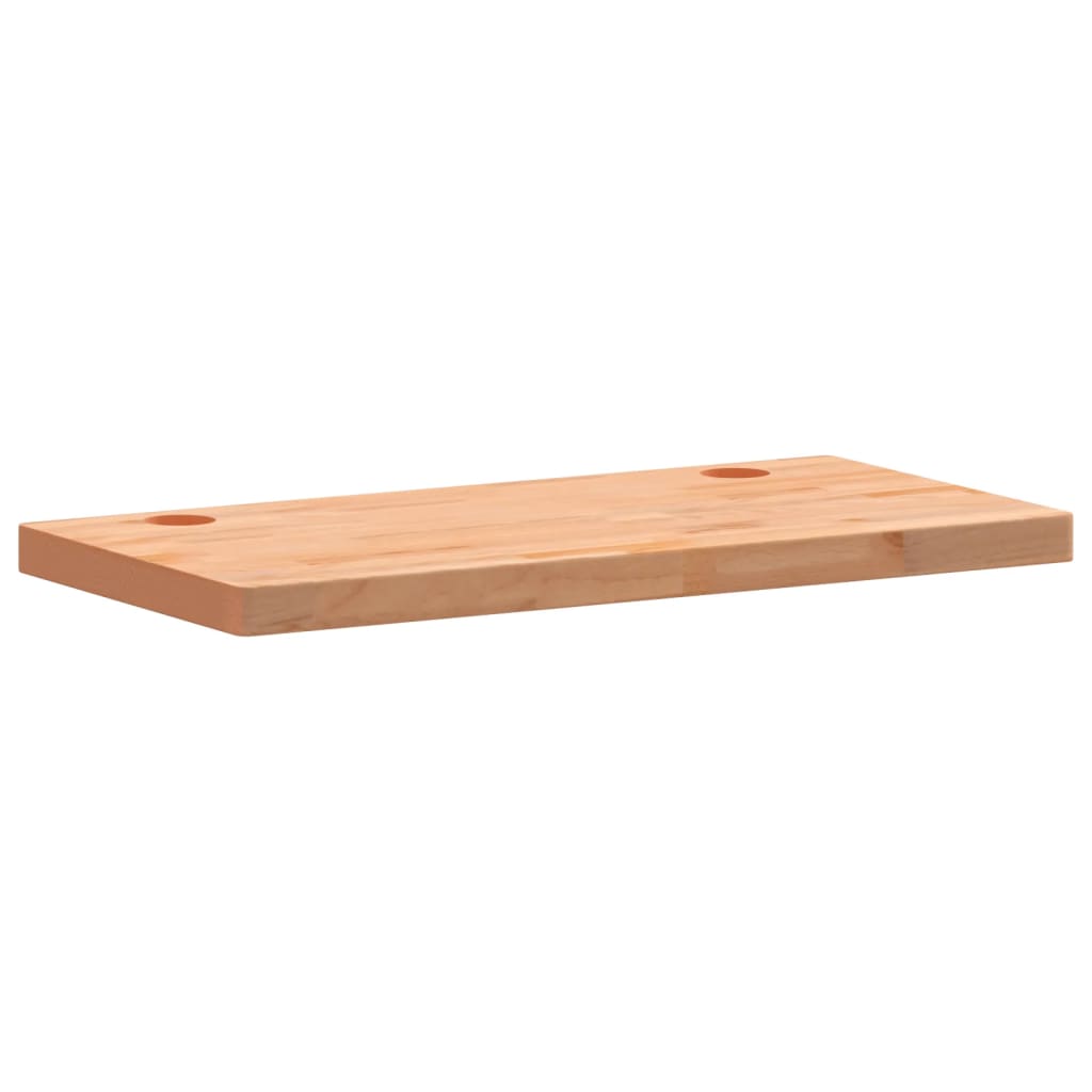 Dessus de bureau 100x50x4 cm bois massif de hêtre - XIOS