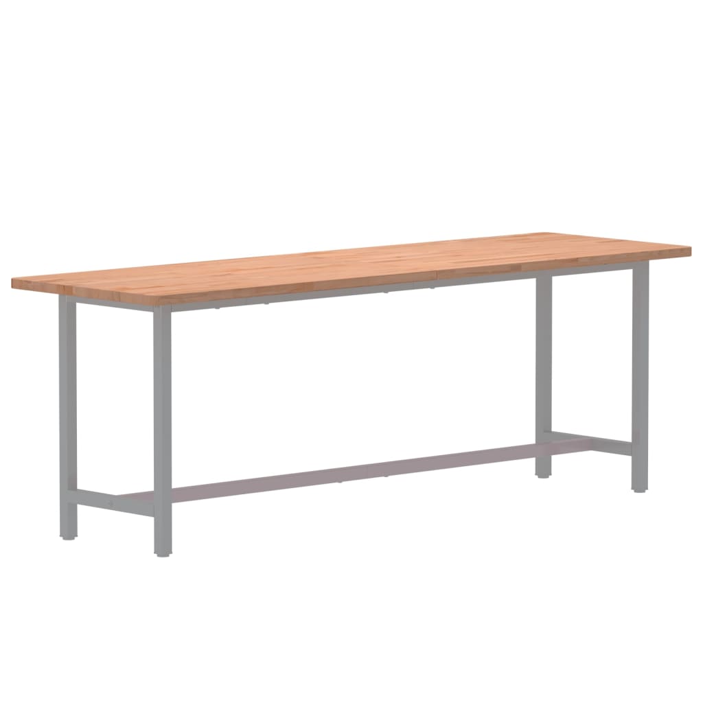 Dessus de bureau 180x55x2,5 cm bois massif de hêtre - XIOS
