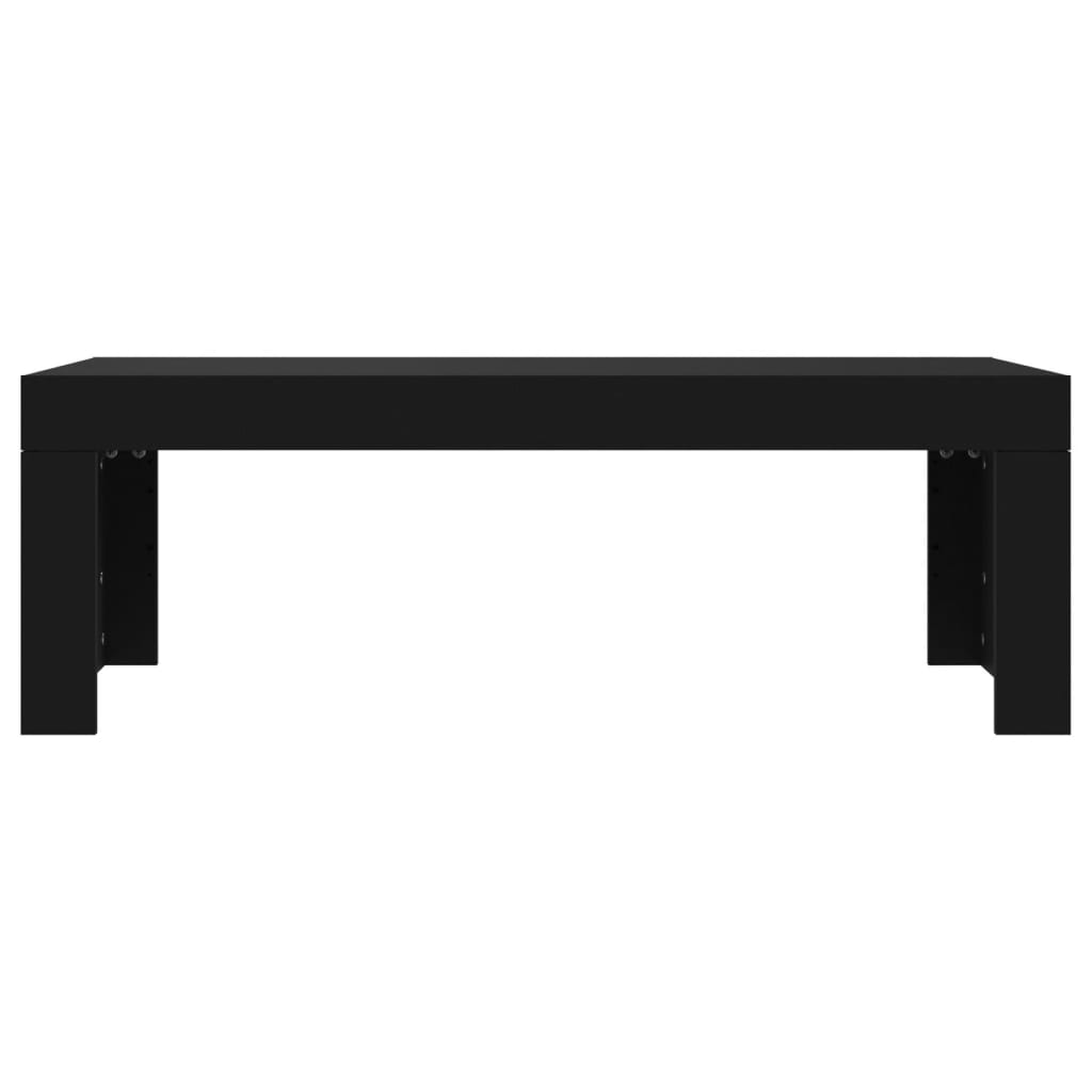 Table basse noir 102x50x36 cm bois d'ingénierie - XIOS