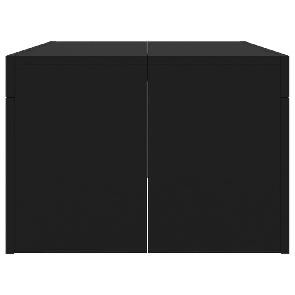 Table basse noir 102x50x36 cm bois d'ingénierie - XIOS
