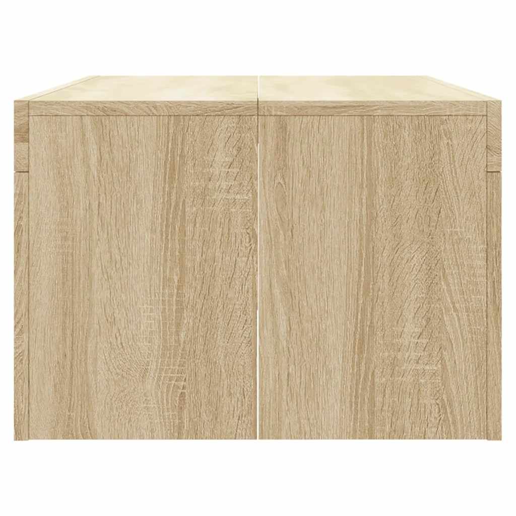 Table basse chêne sonoma 102x50x36 cm bois d'ingénierie - XIOS
