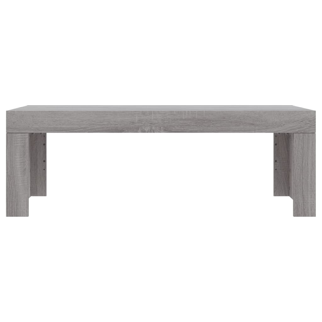 Table basse sonoma gris 102x50x36 cm bois d'ingénierie - XIOS