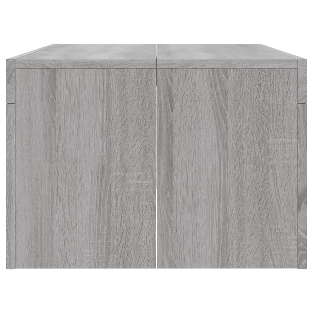 Table basse sonoma gris 102x50x36 cm bois d'ingénierie - XIOS
