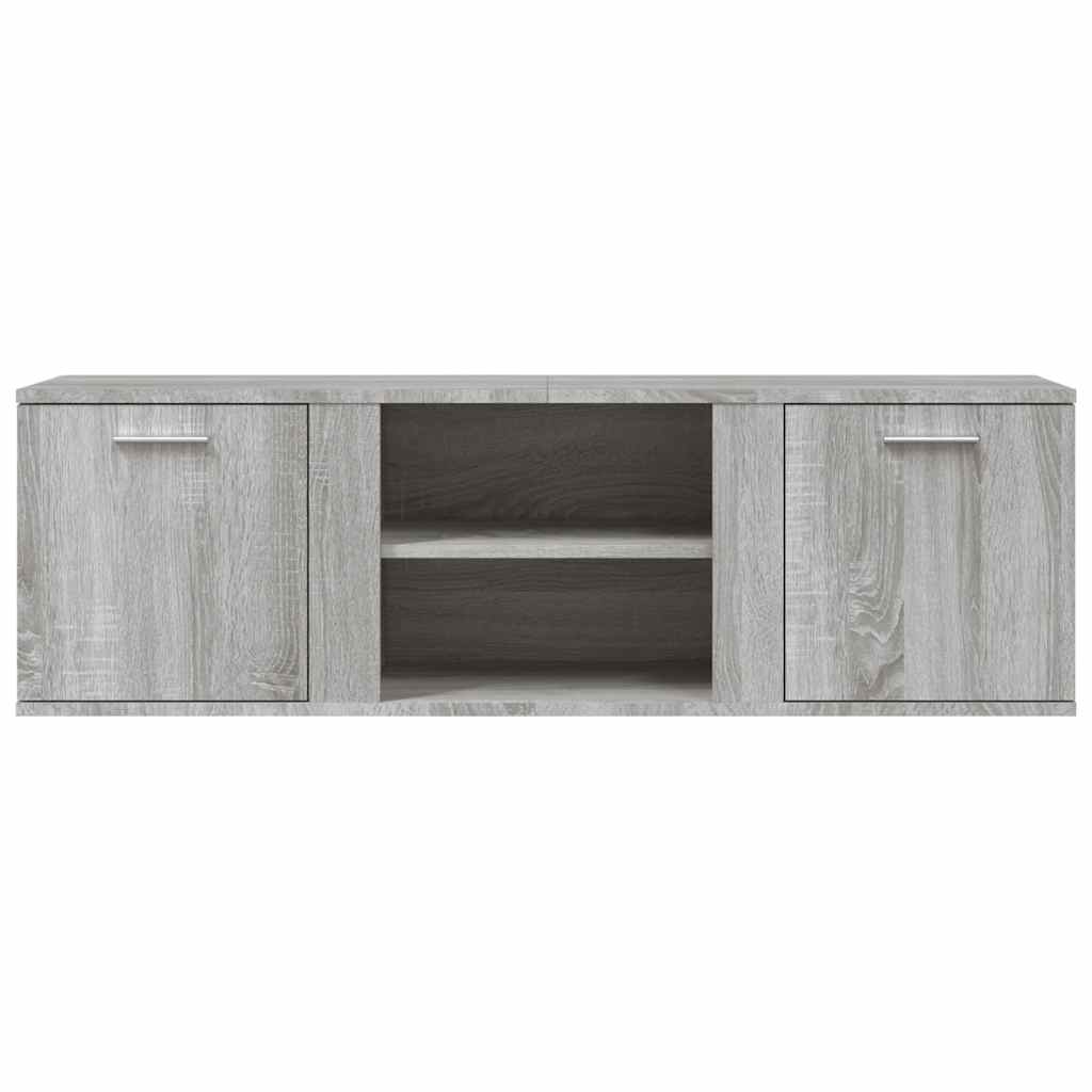 Meuble TV sonoma gris 120x34x37 cm bois d'ingénierie - XIOS