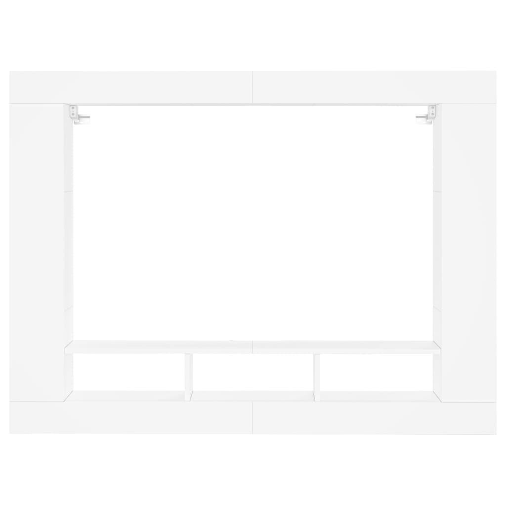 Meuble TV blanc 152x22x113 cm bois d'ingénierie - XIOS