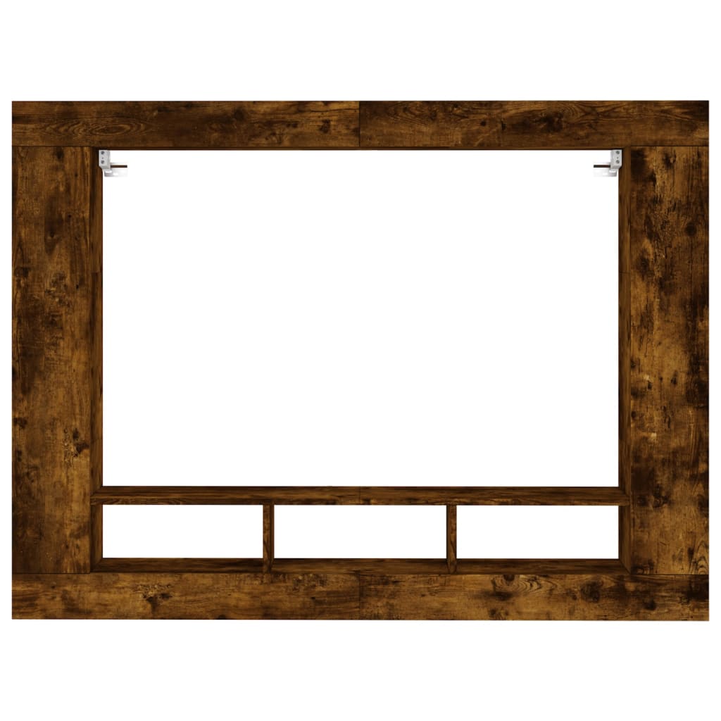 Meuble TV chêne fumé 152x22x113 cm bois d'ingénierie - XIOS