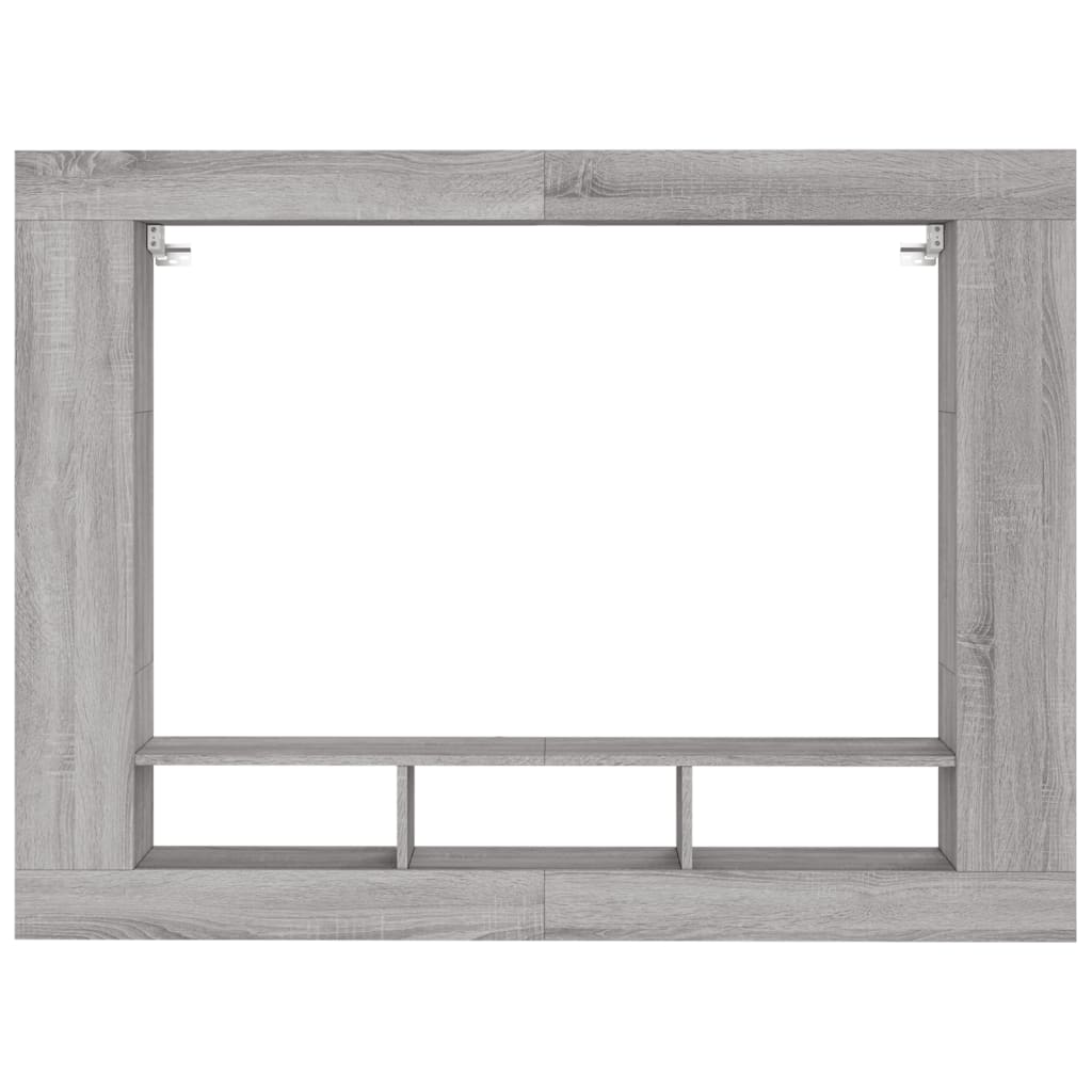 Meuble TV sonoma gris 152x22x113 cm bois d'ingénierie Meubles TV vidaXL