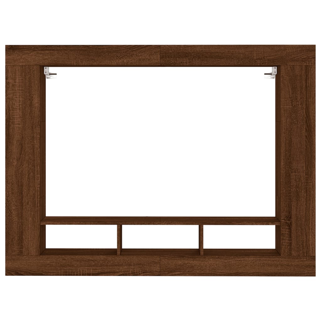 Meuble TV chêne marron 152x22x113 cm bois d'ingénierie - XIOS