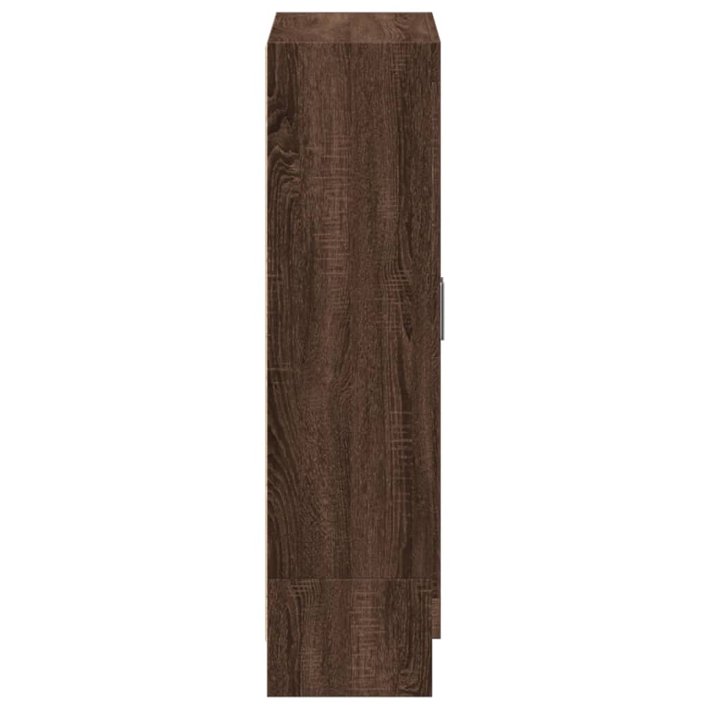 Bibliothèque chêne marron 82,5x30,5x115 cm bois d'ingénierie - XIOS