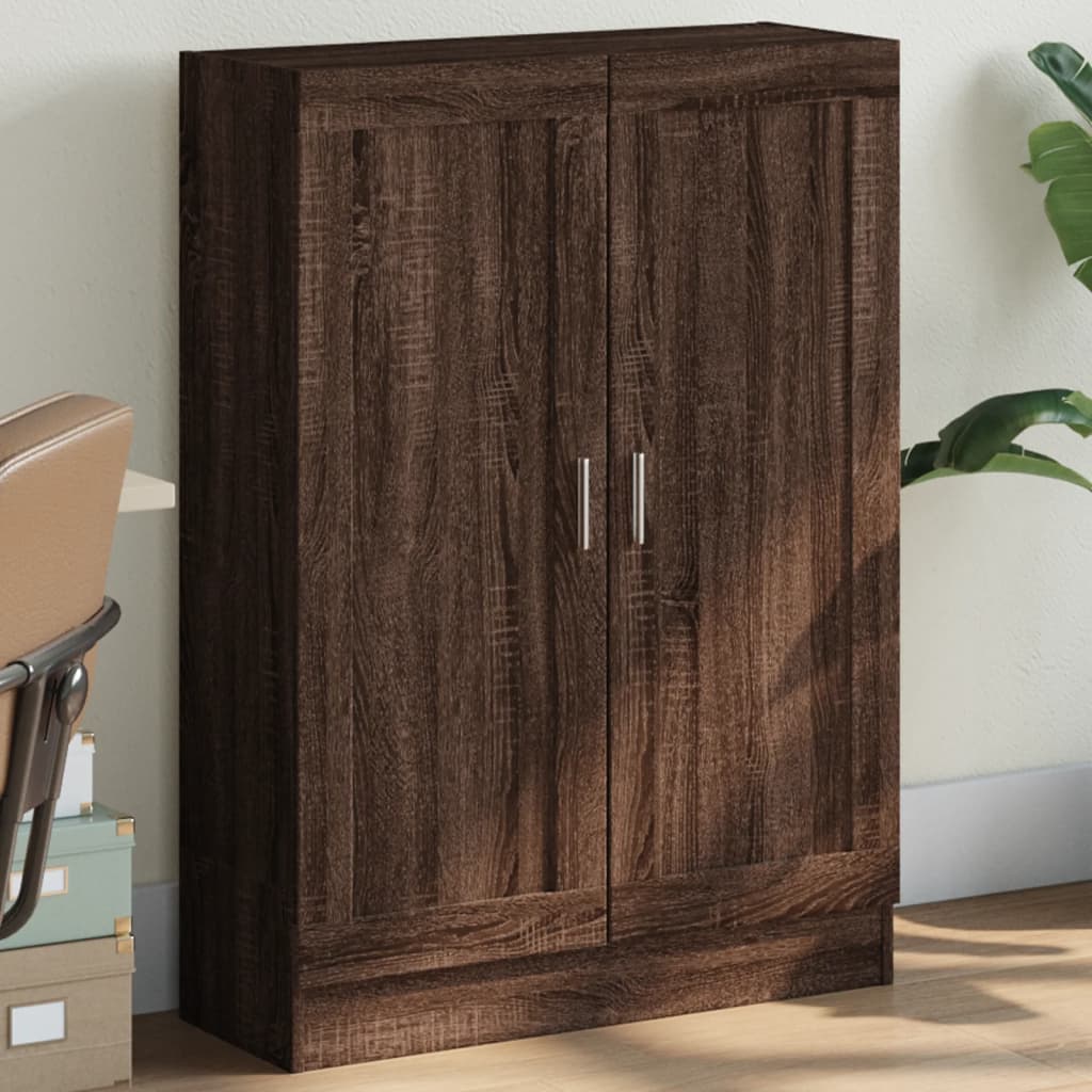 Bibliothèque chêne marron 82,5x30,5x115 cm bois d'ingénierie - XIOS