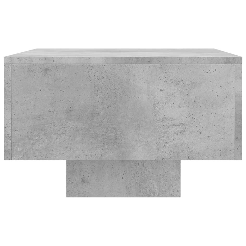 Table basse gris béton 100x49,5x31 cm bois d'ingénierie XIOS